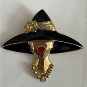 MJENT Vintage Enameled Brooch/Pin